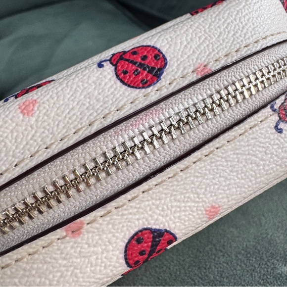 COACH | Ladybug Print Mini Cosmetic Pouch - Picture 5 of 10